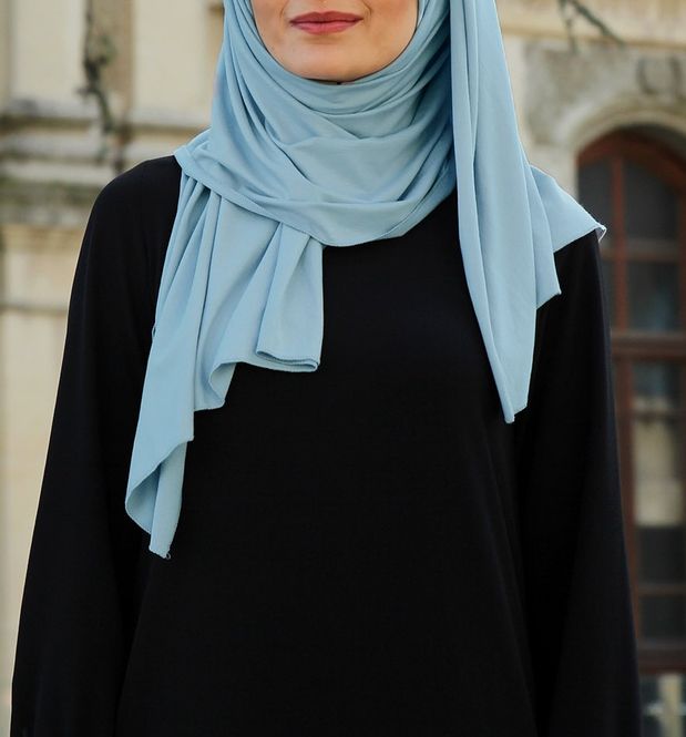 Hovedbilde Isblå Jersey Hijab