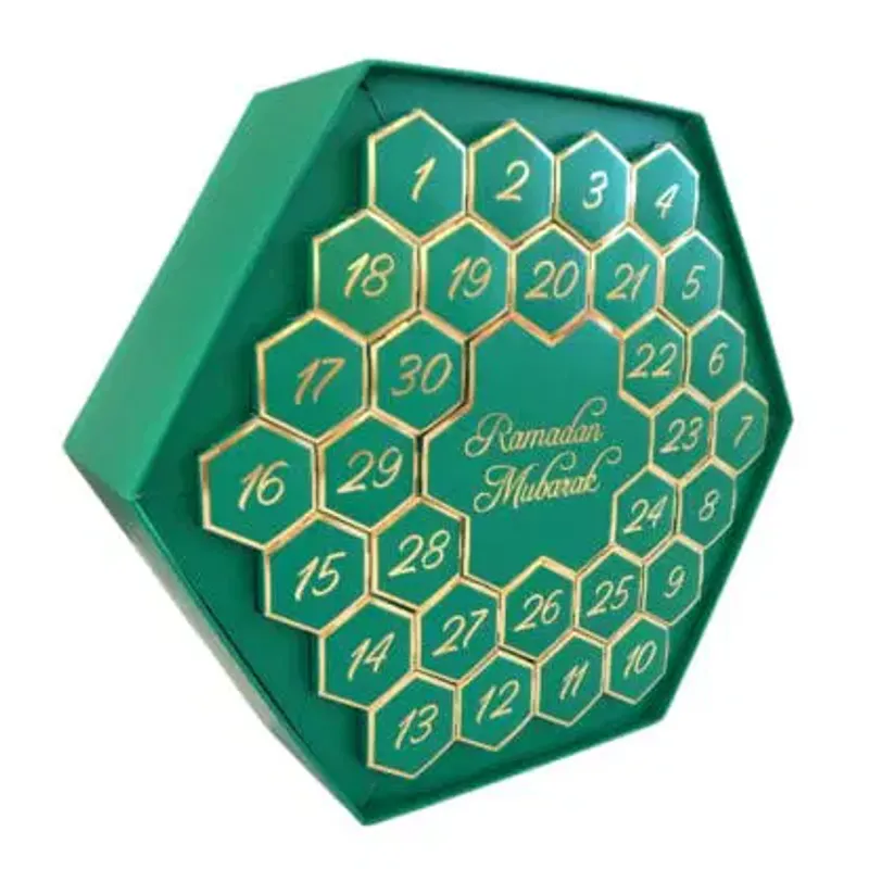 Ramadan Honeycomb Countdown Calendar - Uten sjokolade